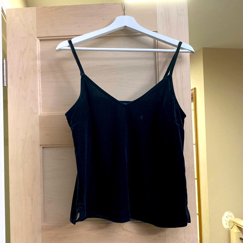 Old Navy - Black Velvet Tank Top - NWT SZ M